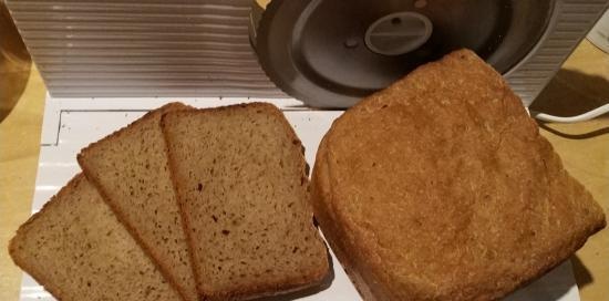 Panasonic 2501. Stolichny rye-wheat bread