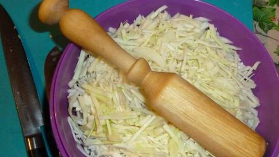 Celery, cabbage and apple salad