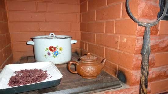 Capelli macho italiani (tè alle foglie di salice fermentato)