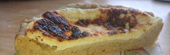 Dough pies with oatmeal and rye flour