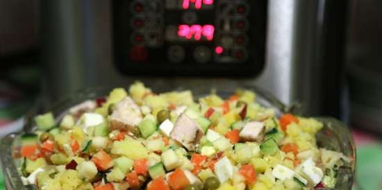 Olivier salad in Sous-Vide Steba SV-1