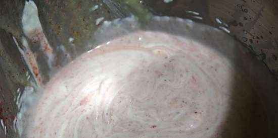 Ice Cream Strawberry Cream sa Kenwood Kitchen Machine 086/096