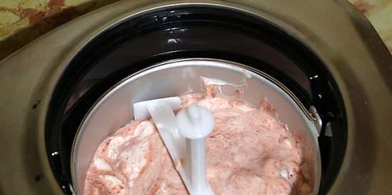 Ice Cream Strawberry Cream sa Kenwood Kitchen Machine 086/096