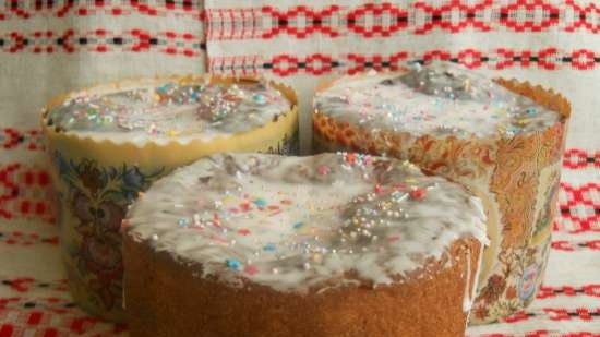 Kulich z Myasoedovskaya w piekarniku (klasa mistrzowska)