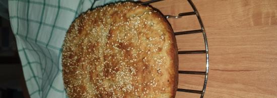 Swedish night bread Lenivka (without kneading)