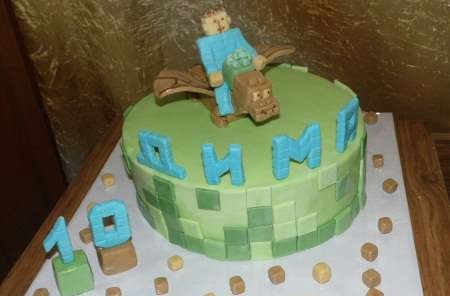 Cakes based on cartoons Transformers, Lego and other superheroes