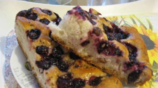 Italian Grape Bread (Focaccia with Grapes, Olive Oil and Pepper)