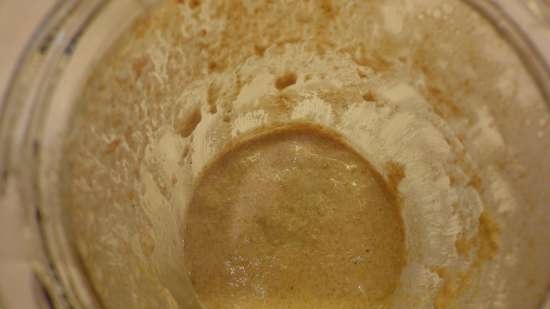 Pane di grano a lievitazione naturale a base di chicchi di grano germogliati da zero (al forno)