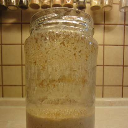 Pane di grano a lievitazione naturale a base di chicchi di grano germogliati da zero (al forno)