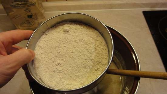 Pane di grano a lievitazione naturale a base di chicchi di grano germogliati da zero (al forno)