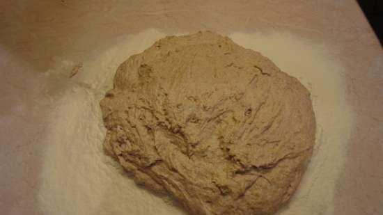 Pane di grano a lievitazione naturale a base di chicchi di grano germogliati da zero (al forno)