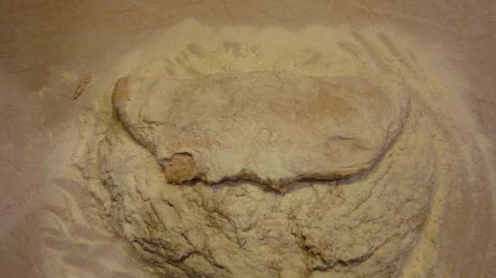 Pane di grano a lievitazione naturale a base di chicchi di grano germogliati da zero (al forno)