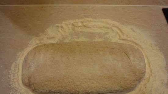 Pane di grano a lievitazione naturale a base di chicchi di grano germogliati da zero (al forno)