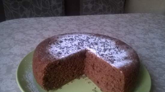 Torta di panna acida al cioccolato