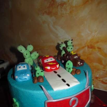 Cakes based on the cartoon Cars