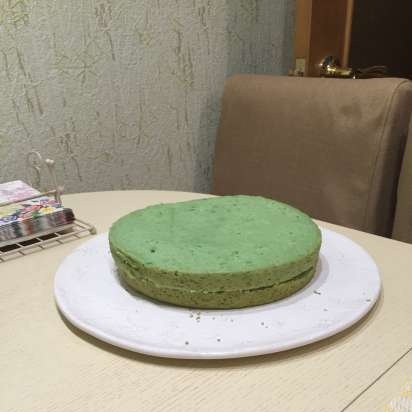 Sponge cake Shrek (snelkookpan Shteba DD2)