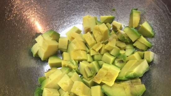 Tagliatelle con aguacate