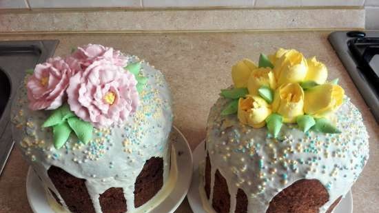 Kulich con Myasoedovskaya en el horno (clase magistral)