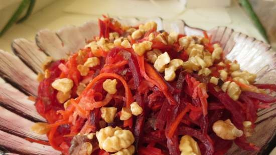 Beetroot, Carrot at Celery Root Salad