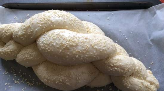 Pane ritorto al burro con zucca