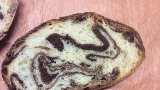 Pane di zebra su lievito liquido di Vasilisa Pekash