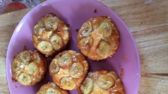 Torta alla banana e caramello