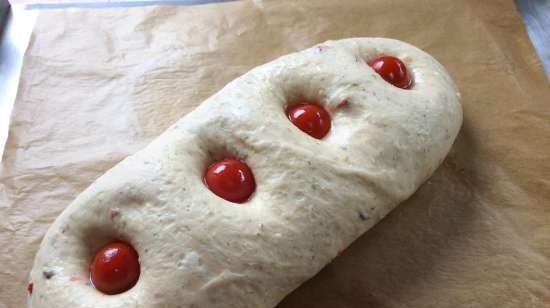 Bollos de queso con tomates secos