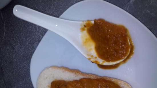 Caviar de calabaza perezoso (cocinado todo el año)