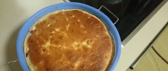 فطيرة خميرة الكرز السريعة