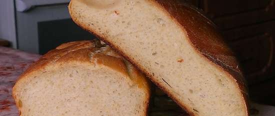 Wheat-potato tin bread (oven)