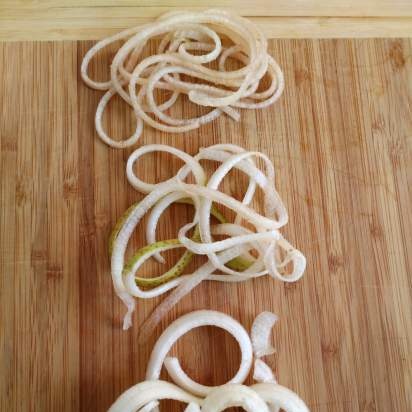 Spiral chopper (slicer, spiralizer) for cutting vegetables and fruits