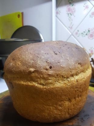 Pâine ușoară de grâu-secară (cuptor)