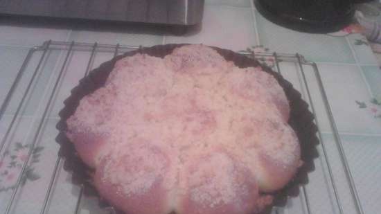 Pastel de masa madre con semillas de amapola