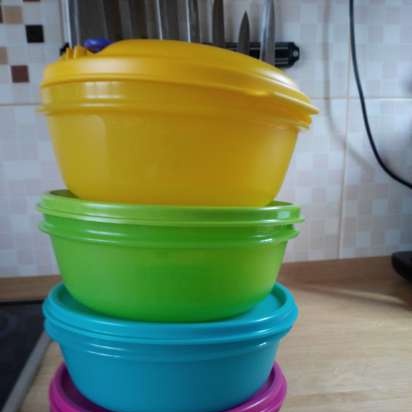 Plastfat Tupperware - anmeldelser