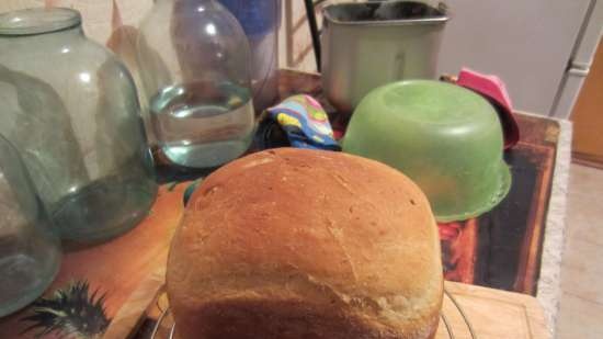 Il pane bianco più semplice a base di farina di frumento