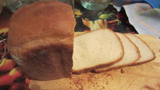 Il pane bianco più semplice a base di farina di frumento