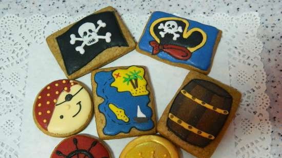 We decorate gingerbread cookies, cookies