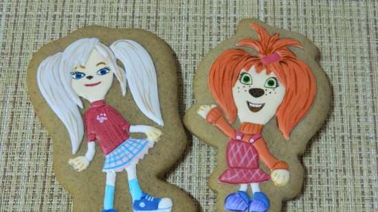 We decorate gingerbread cookies, cookies