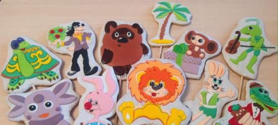 We decorate gingerbread cookies, cookies