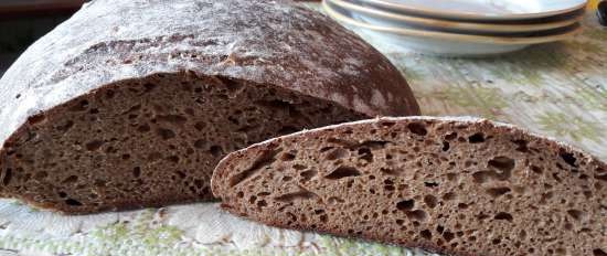 Pane con crema pasticcera di segale