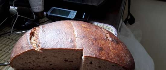 Wheat-rye hearth bread