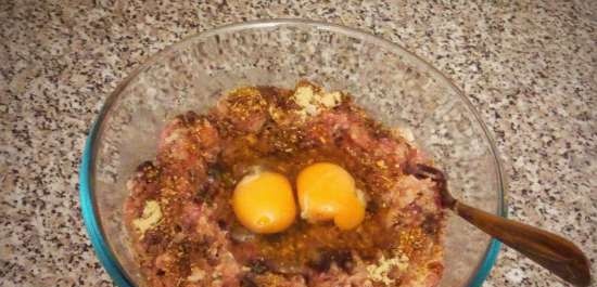 Cutlet casserole with prunes Waiting for the holiday