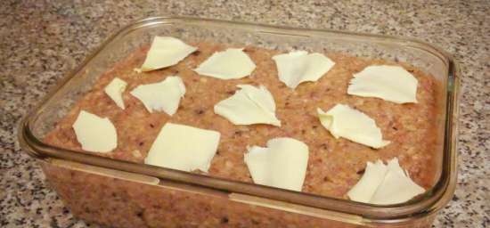 Cutlet casserole with prunes Waiting for the holiday