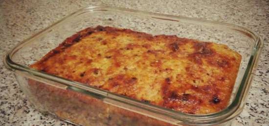 Cutlet casserole with prunes Waiting for the holiday