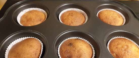 Muffin di cagliata leggera