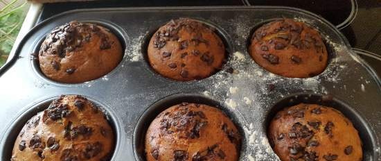 Muffin di cagliata leggera