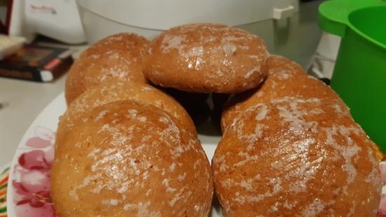 Galletas de jengibre con azúcar quemada