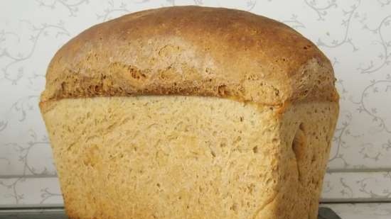 Pane di segale e grano per principianti (al forno)