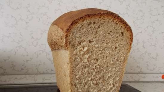 Pane di segale e grano per principianti (al forno)