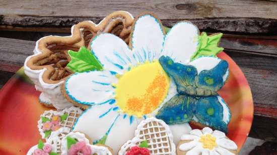 Decoramos galletas de jengibre, galletas